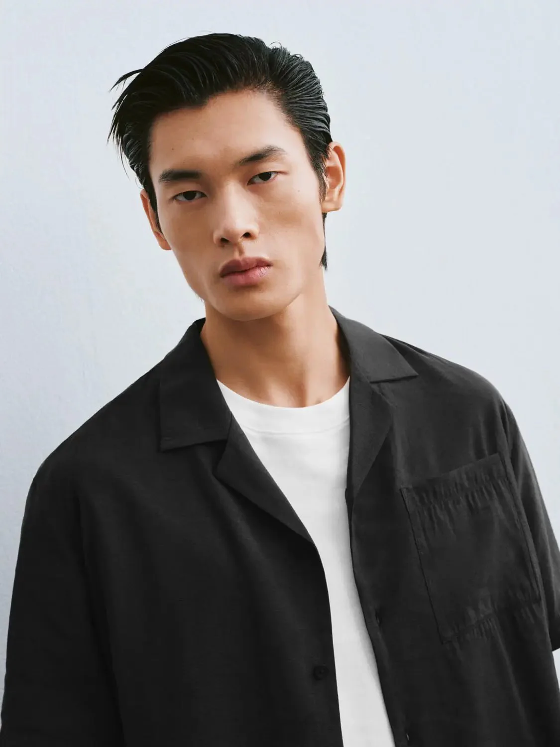 6789-olive-linen-button-front-short-sleeve-shirts-11.webp Olive Linen Button Front Short Sleeve Shirts