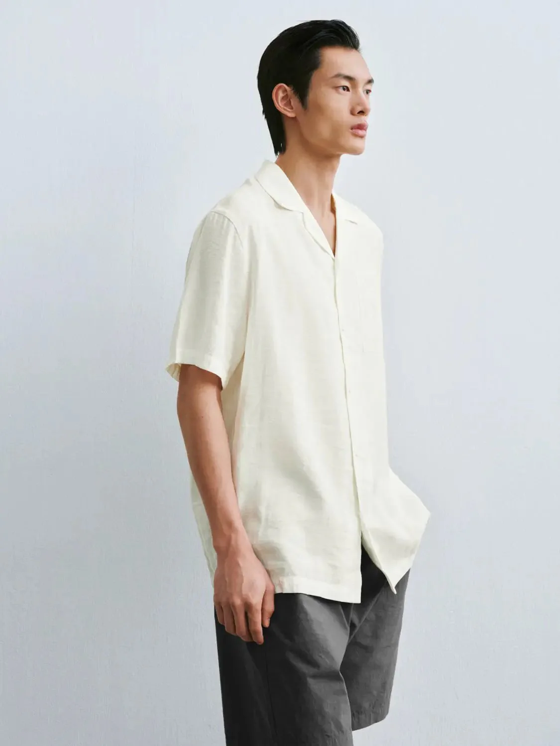 6789-olive-linen-button-front-short-sleeve-shirts-18.webp Olive Linen Button Front Short Sleeve Shirts