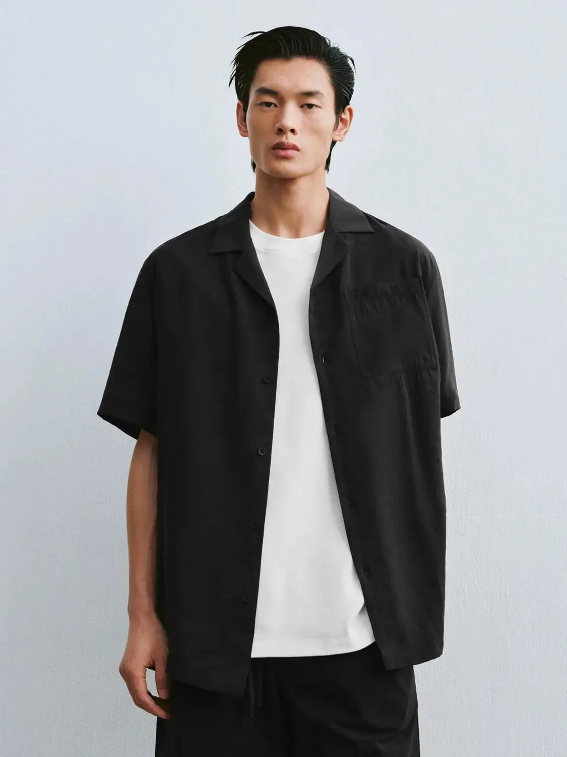 6789-olive-linen-button-front-short-sleeve-shirts-26.webp Olive Linen Button Front Short Sleeve Shirts