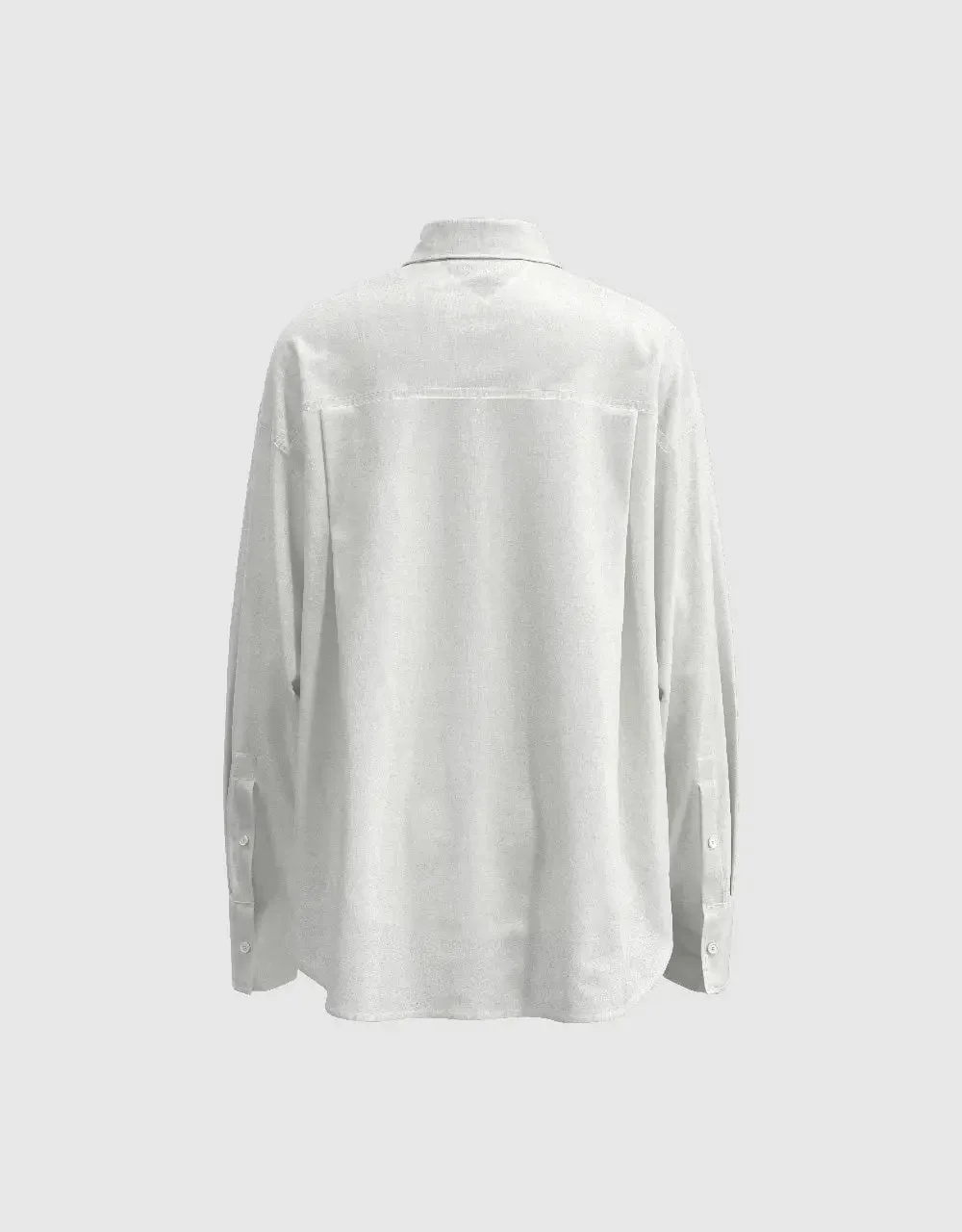 687-lyocell-button-up-with-straight-silhouette-shirt-13.webp Lyocell Button Up With Straight Silhouette Shirt