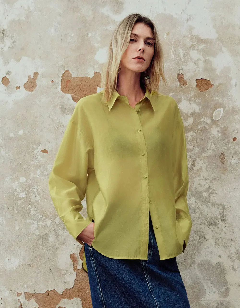 687-lyocell-button-up-with-straight-silhouette-shirt-25.webp Lyocell Button Up With Straight Silhouette Shirt