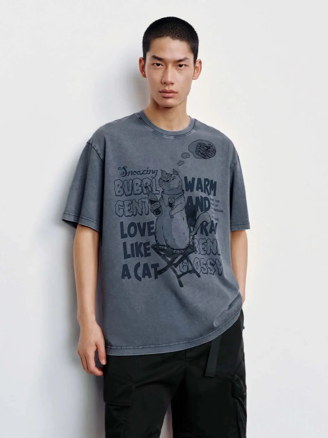 6892-cotton-printed-cat-graphic-vintage-t-shirt-1.webp Cotton Printed Cat Graphic Vintage T Shirt