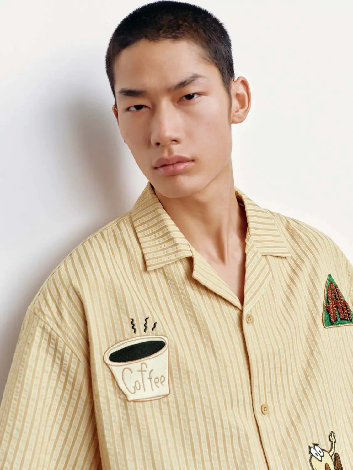 6924-embroidered-striped-short-sleeve-shirts-11.webp Embroidered Striped Short Sleeve Shirts