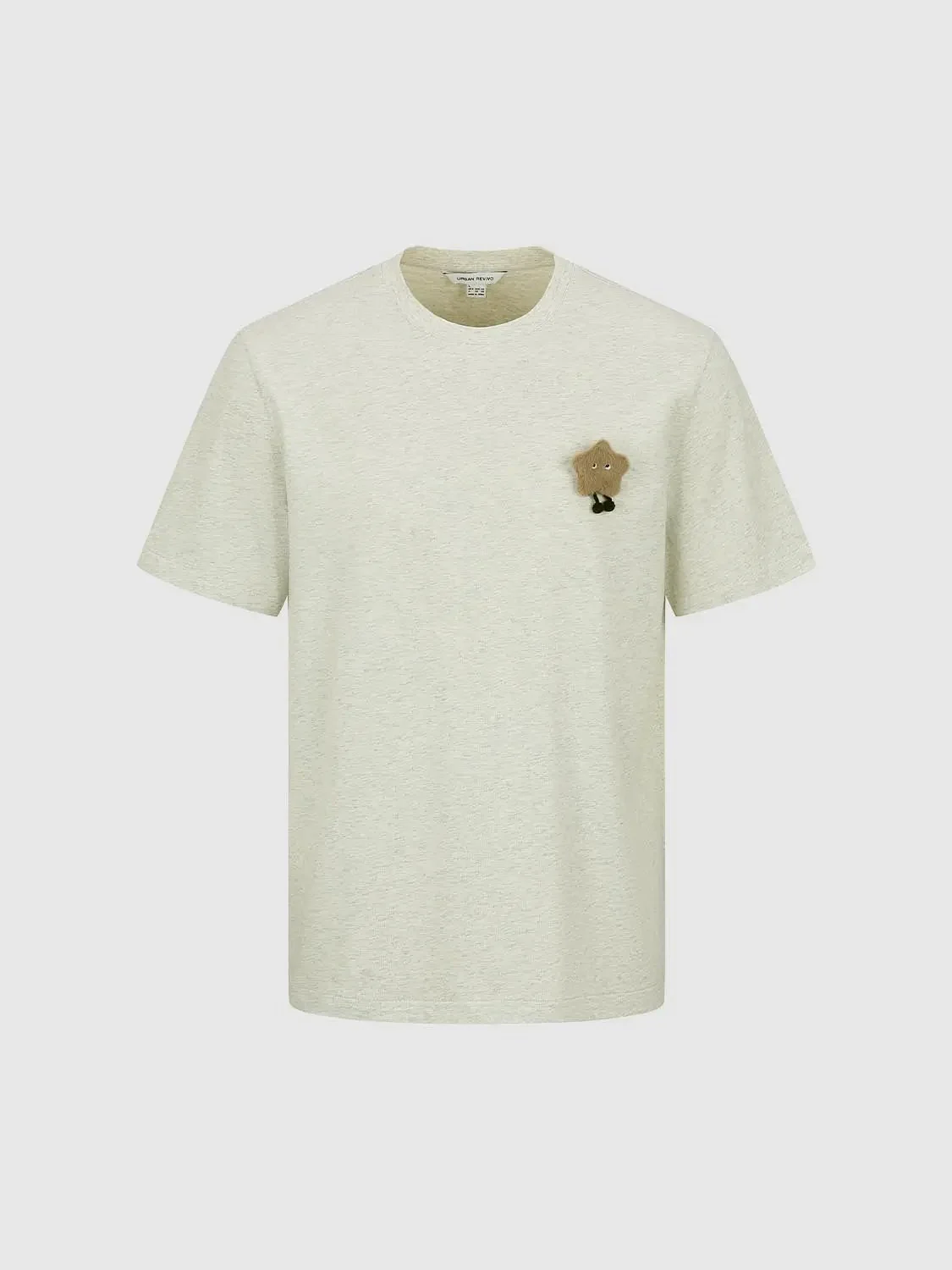 6933-embellished-plush-bear-patch-cotton-crew-neck-t-shirt-15.webp Embellished Plush Bear Patch Cotton Crew Neck T Shirt