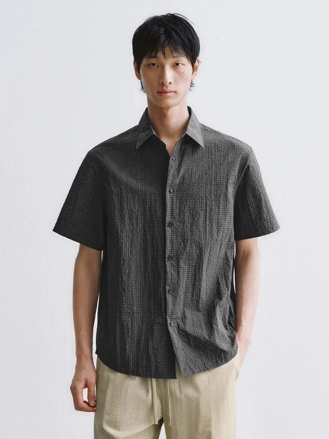 6991-short-sleeve-check-shirts-1.webp Short Sleeve Check Shirts