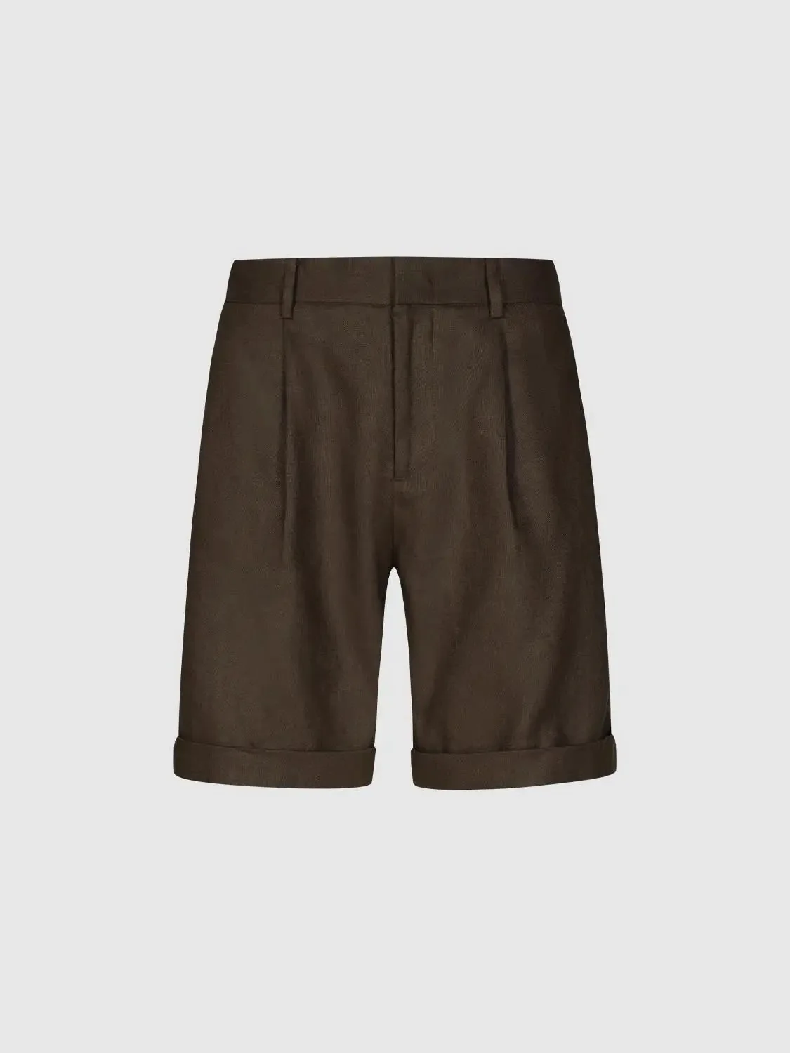 7017-pleat-detail-cuffed-shorts-2.webp Pleat Detail Cuffed Shorts