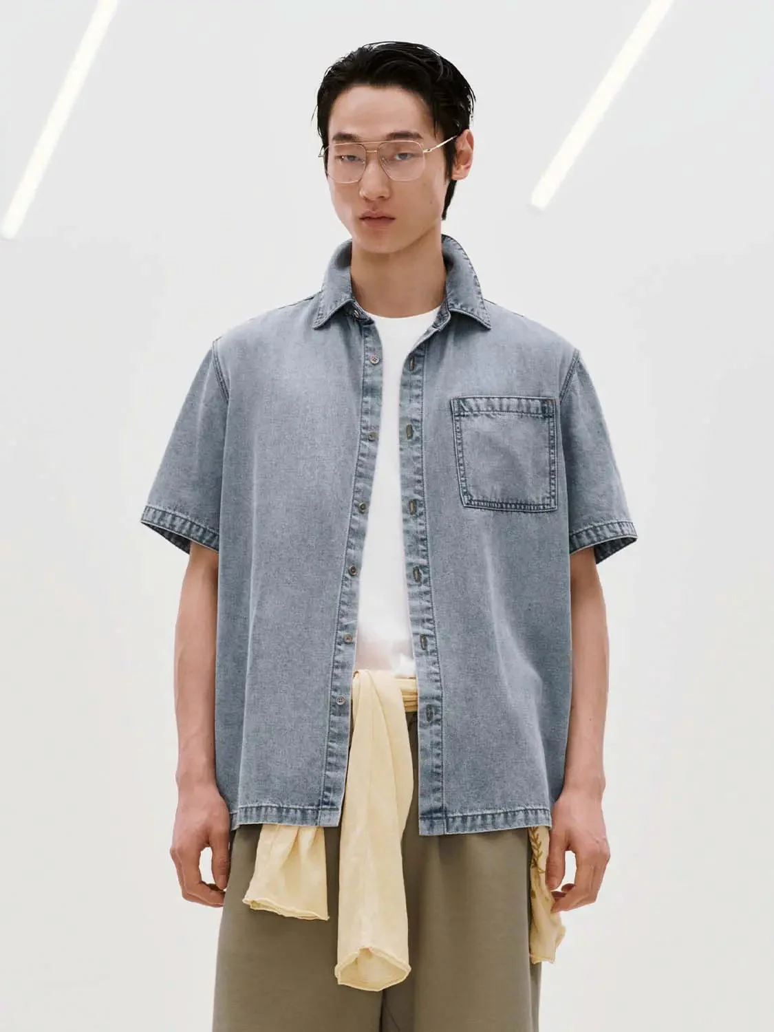 7023-patch-pocket-short-sleeve-denim-shirts-1.webp Patch Pocket Short Sleeve Denim Shirts