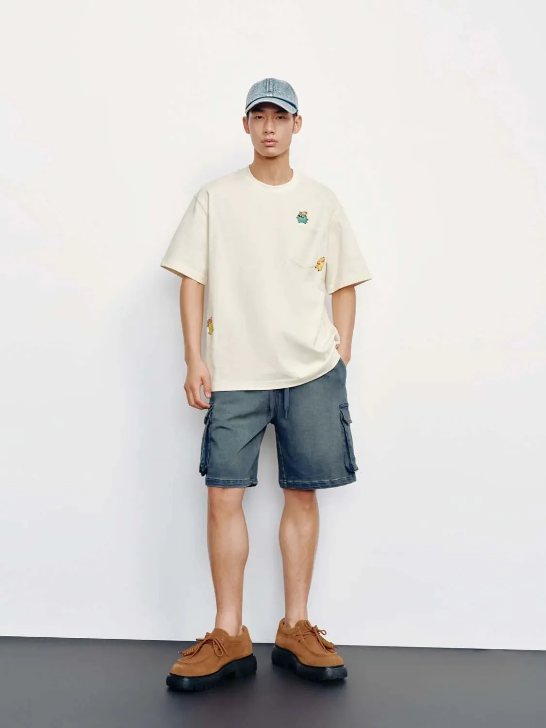 7065-drawstring-pull-on-flap-pocket-denim-shorts-4.webp Drawstring Pull On Flap Pocket Denim Shorts