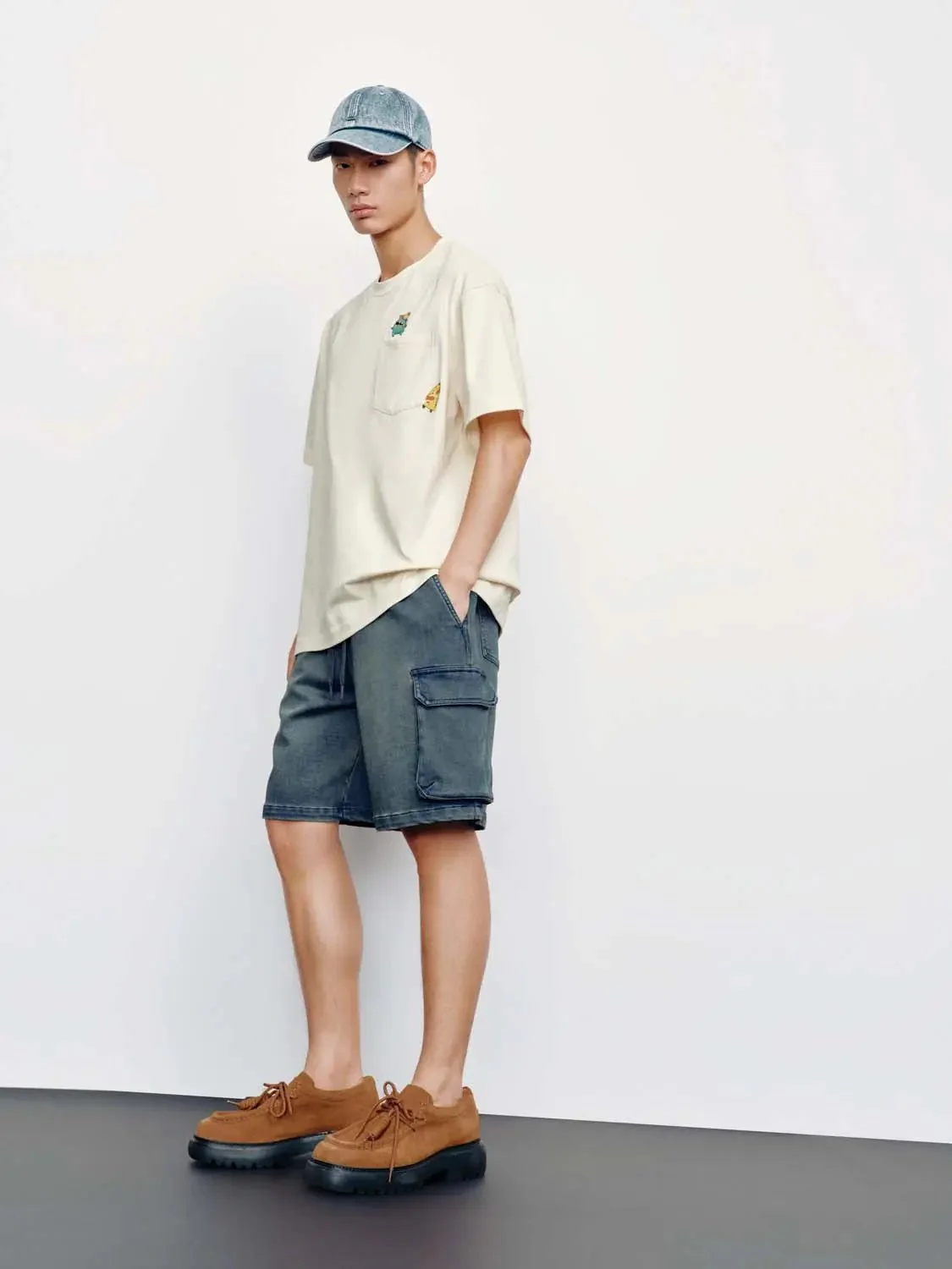 7065-drawstring-pull-on-flap-pocket-denim-shorts-5.webp Drawstring Pull On Flap Pocket Denim Shorts