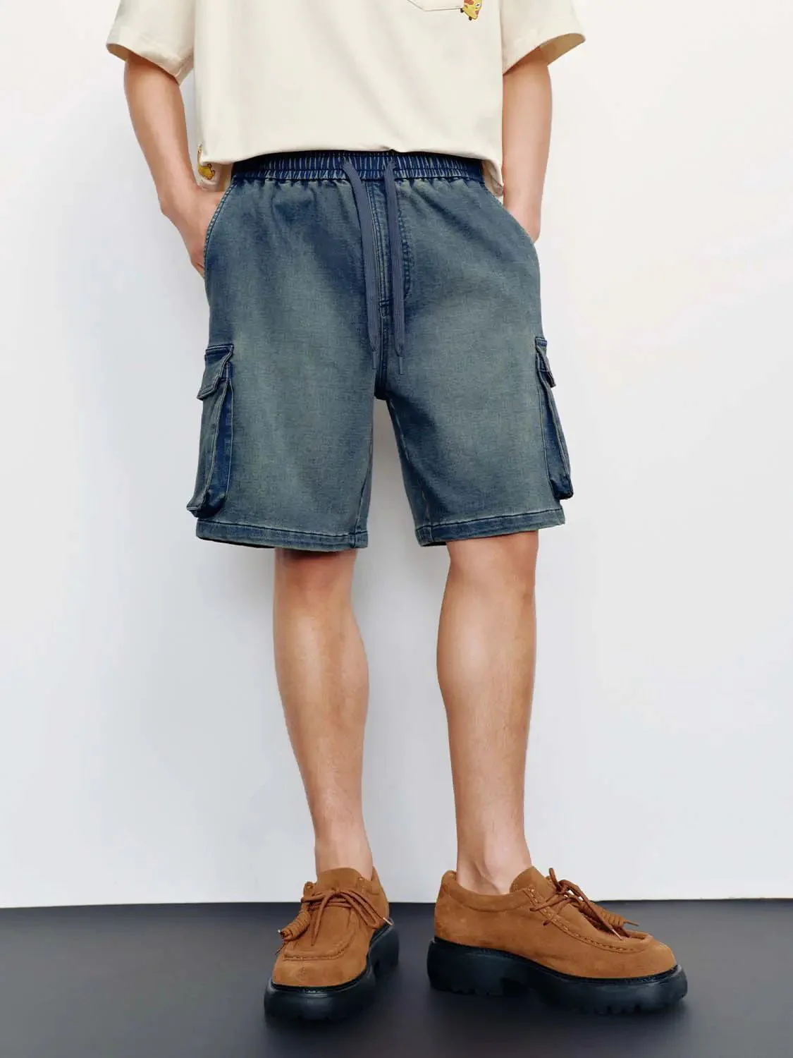 7065-drawstring-pull-on-flap-pocket-denim-shorts-9.webp Drawstring Pull On Flap Pocket Denim Shorts