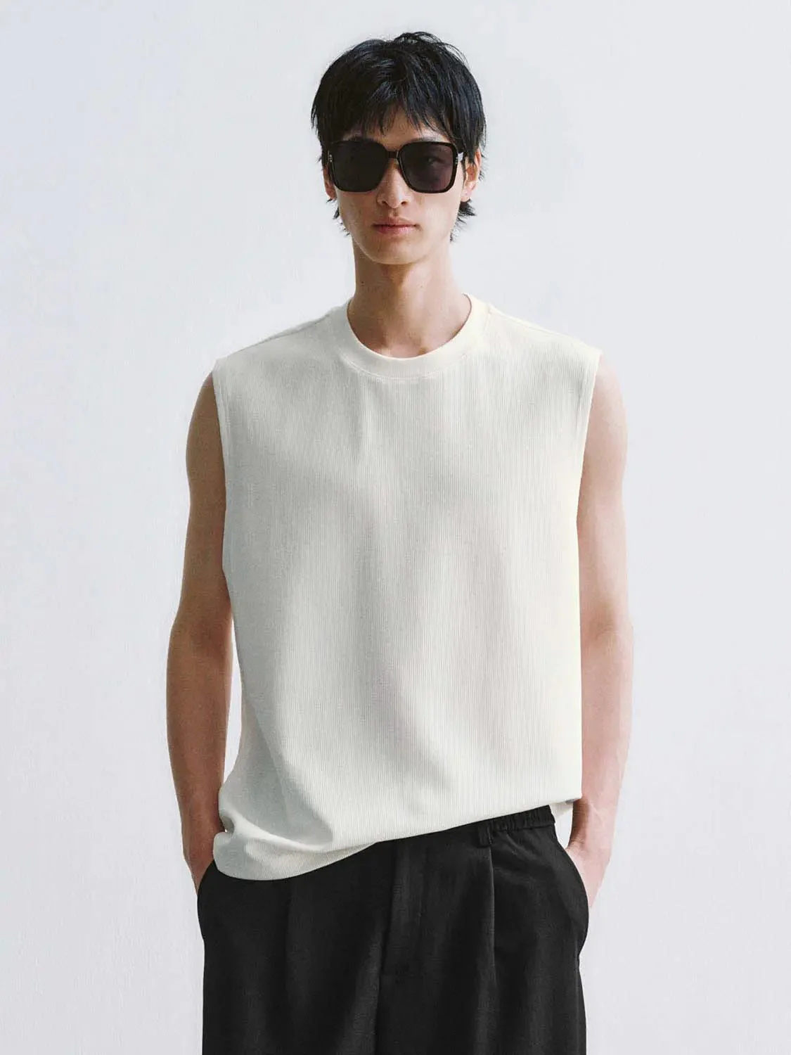 7093-cotton-blend-rib-knit-crew-neck-tank-top-21.webp Cotton Blend Rib Knit Crew Neck Tank Top