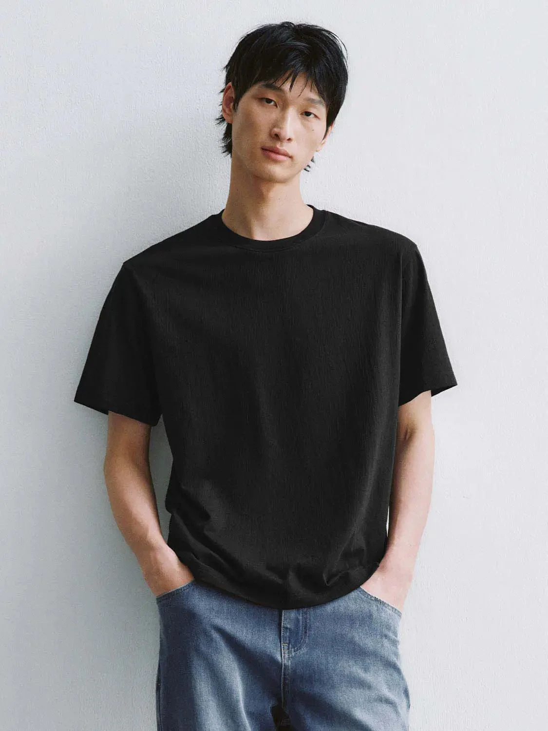 7123-minimalist-cotton-blend-crew-neck-everyday-t-shirts-1.webp Minimalist Cotton Blend Crew Neck Everyday T Shirts