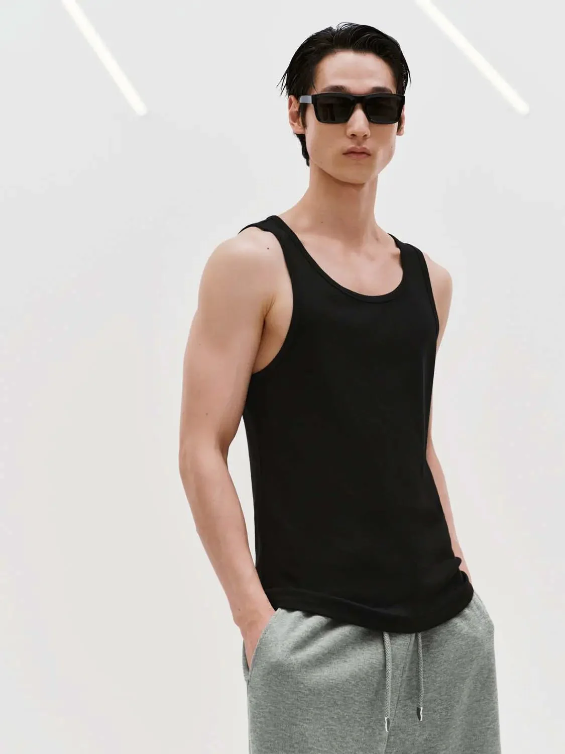 7160-cotton-blend-crew-neck-tank-tops-5.webp Cotton Blend Crew Neck Tank Tops