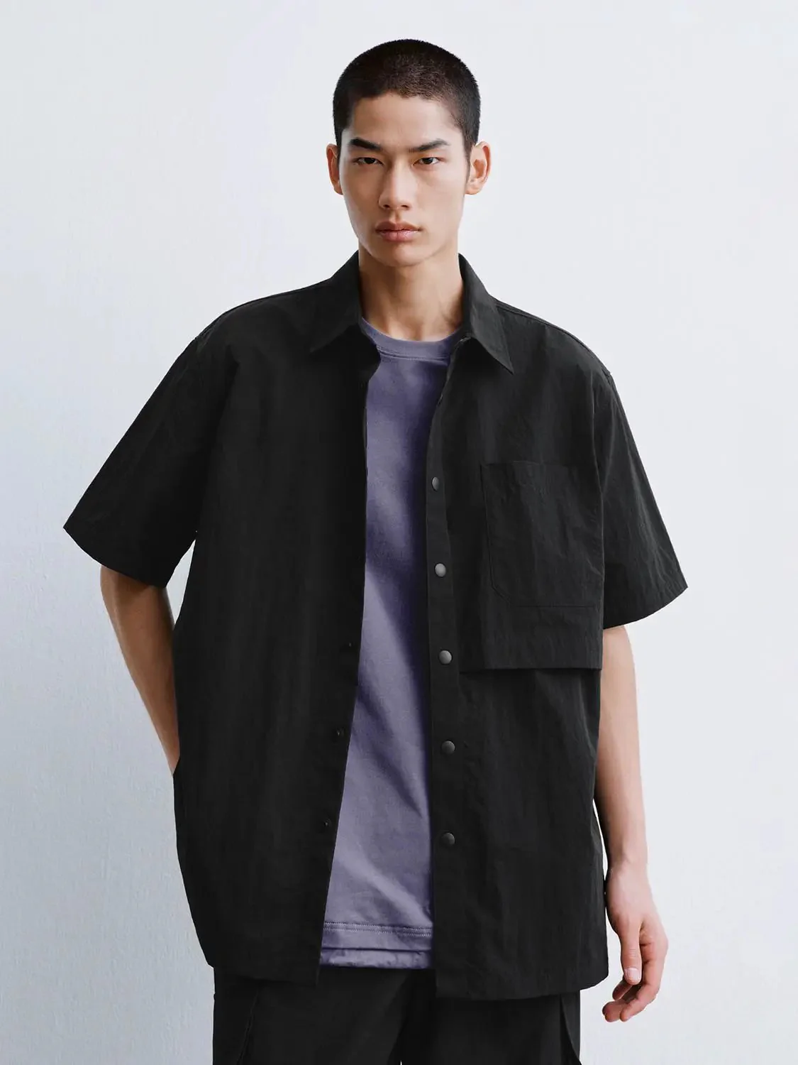Patch Pocket Short Sleeve Shirts