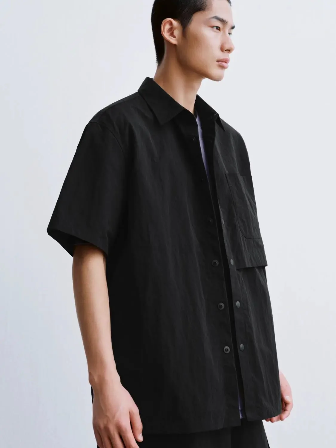 Patch Pocket Short Sleeve Shirts