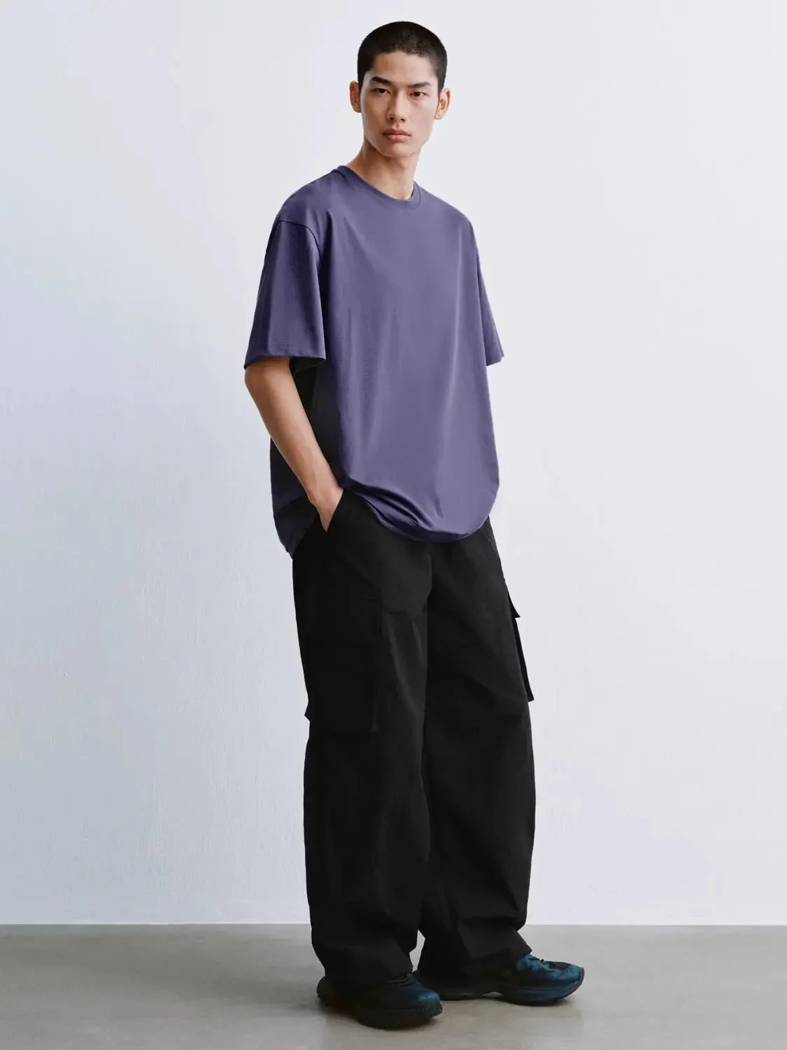 7246-cotton-blend-relaxed-crew-neck-casual-t-shirts-5.webp Cotton Blend Relaxed Crew Neck Casual T Shirts