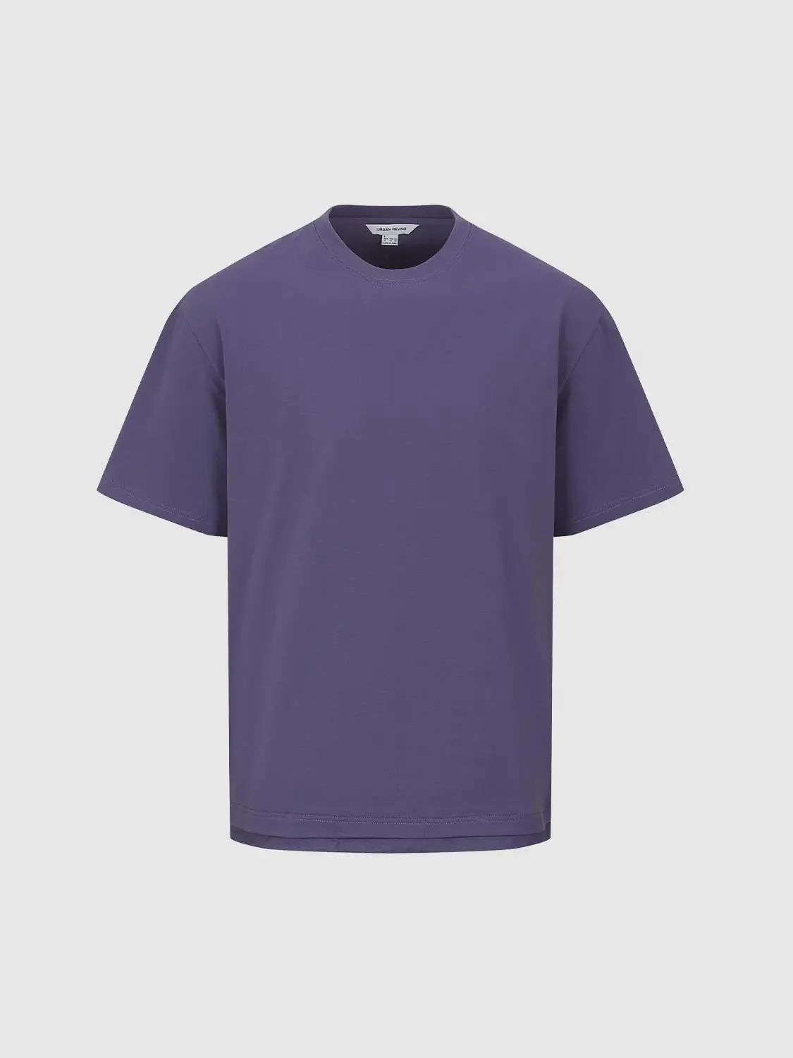 7246-cotton-blend-relaxed-crew-neck-casual-t-shirts-7.webp Cotton Blend Relaxed Crew Neck Casual T Shirts