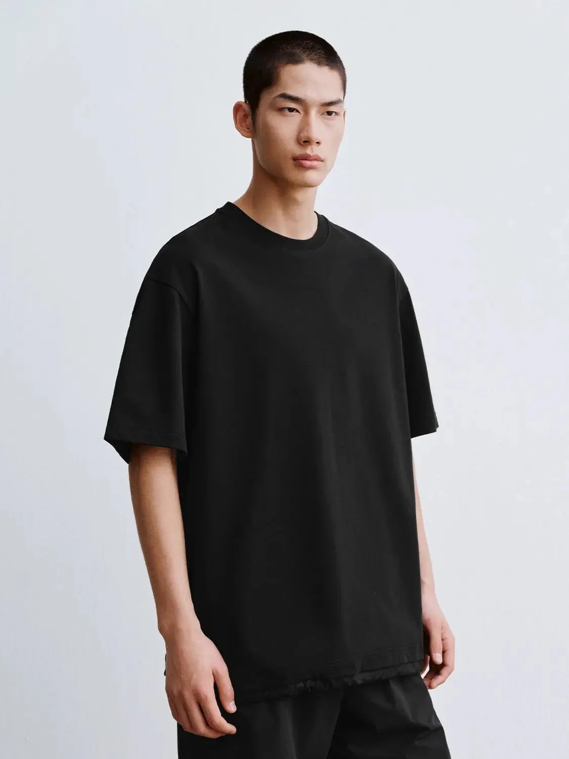 7246-cotton-blend-relaxed-crew-neck-casual-t-shirts-9.webp Cotton Blend Relaxed Crew Neck Casual T Shirts