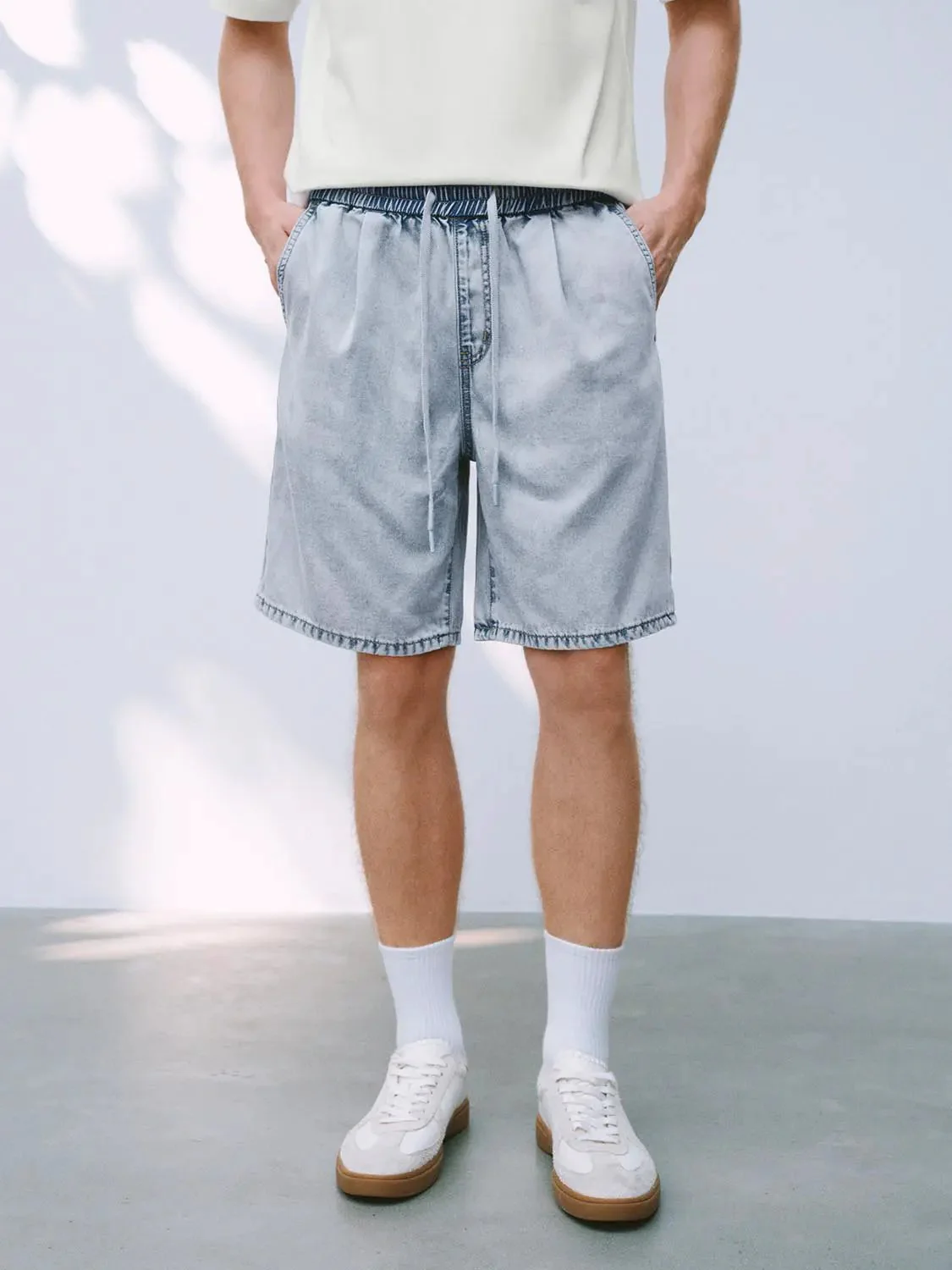 7289-drawstring-pull-on-denim-shorts-1.webp Drawstring Pull On Denim Shorts