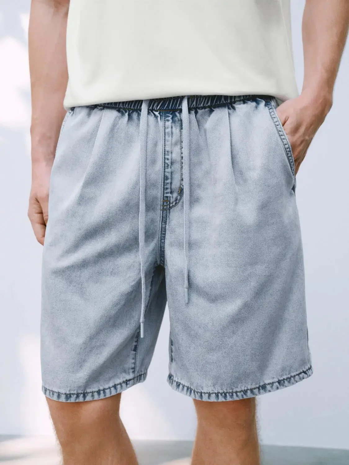 7289-drawstring-pull-on-denim-shorts-5.webp Drawstring Pull On Denim Shorts