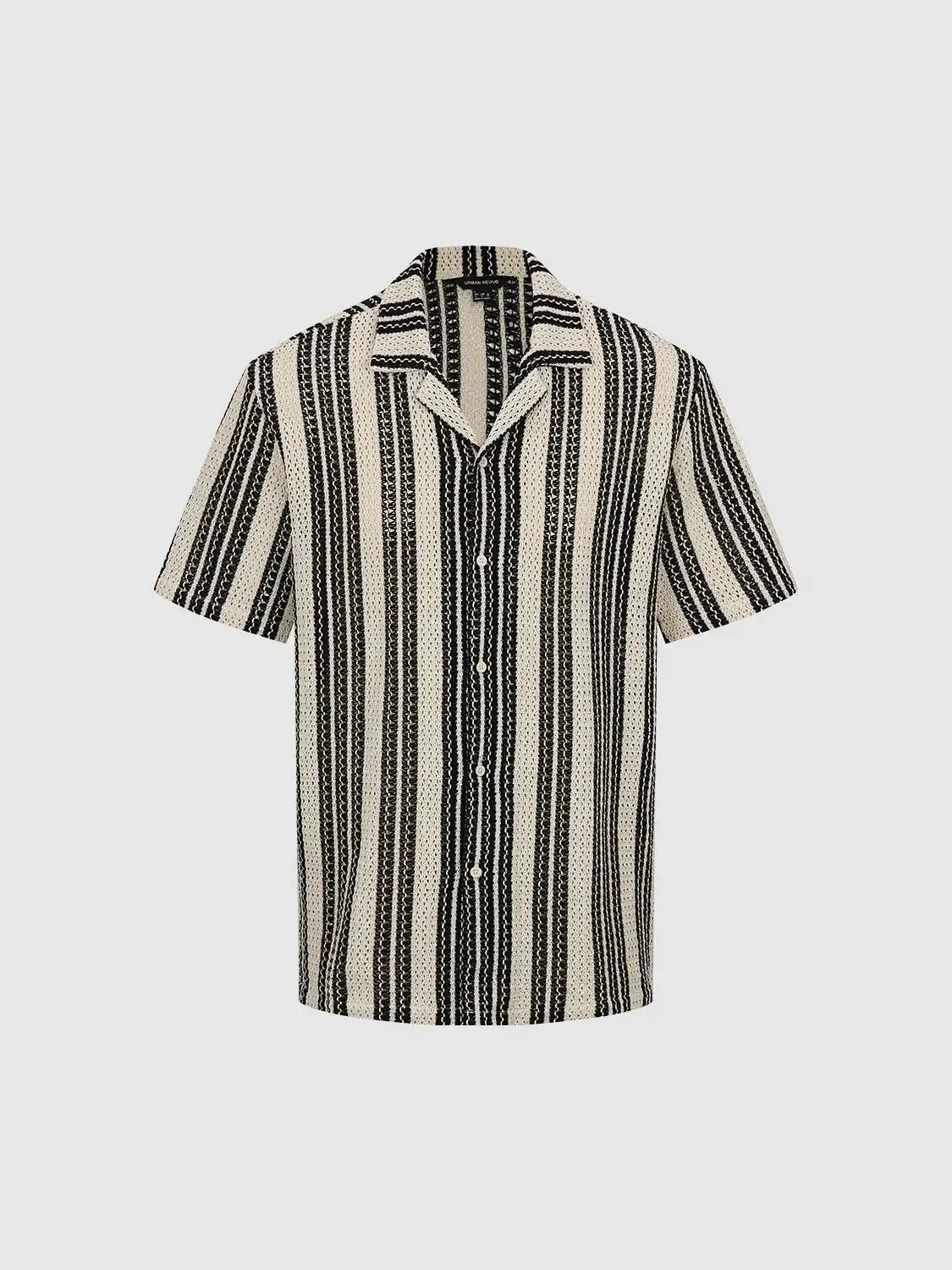 7301-striped-short-sleeve-crochet-shirts-7.webp Striped Short Sleeve Crochet Shirts