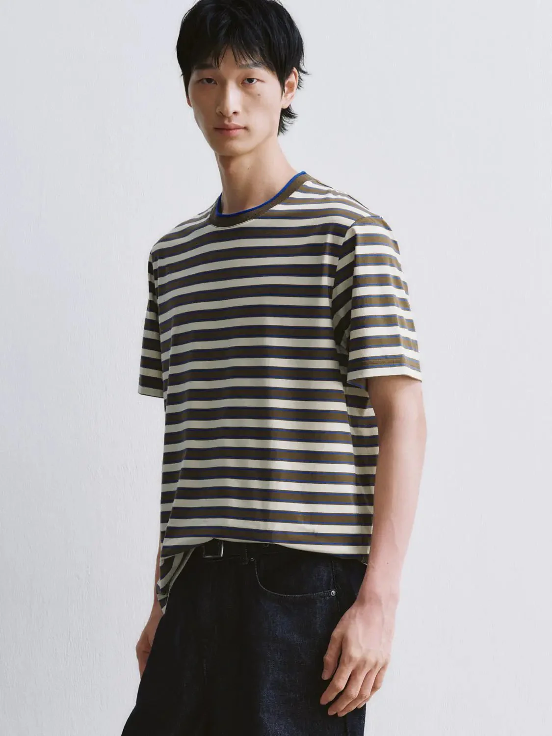 7307-lightweight-striped-cotton-crew-neck-t-shirts-2.webp Lightweight Striped Cotton Crew Neck T Shirts