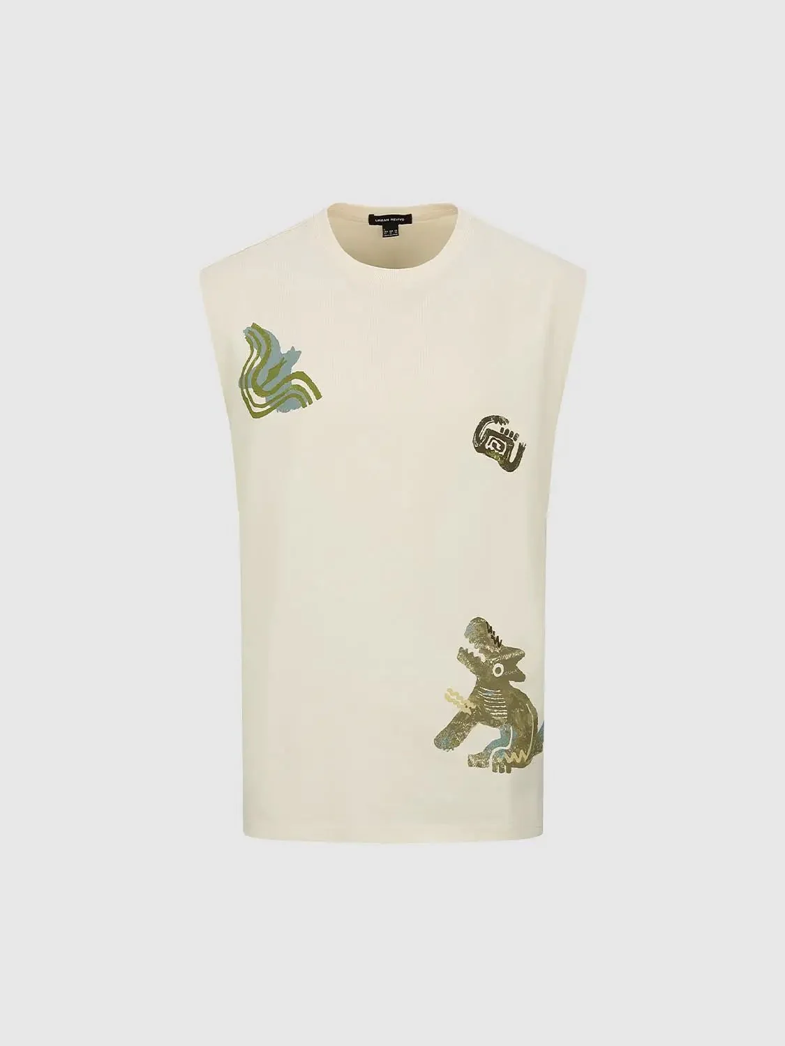 7313-cotton-printed-with-dinosaur-motif-tank-top-7.webp Cotton Printed With Dinosaur Motif Tank Top
