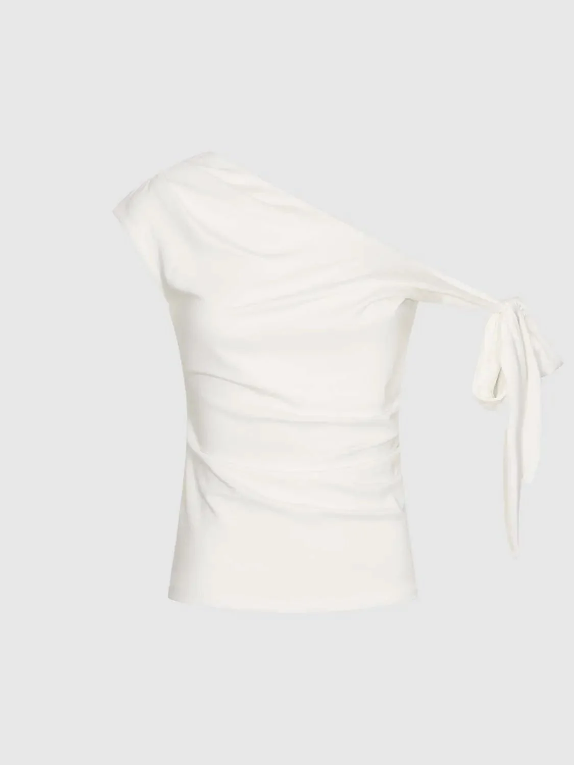 735-one-shoulder-ruched-lyocell-soft-t-shirt-7.webp One Shoulder Ruched Lyocell Soft T Shirt