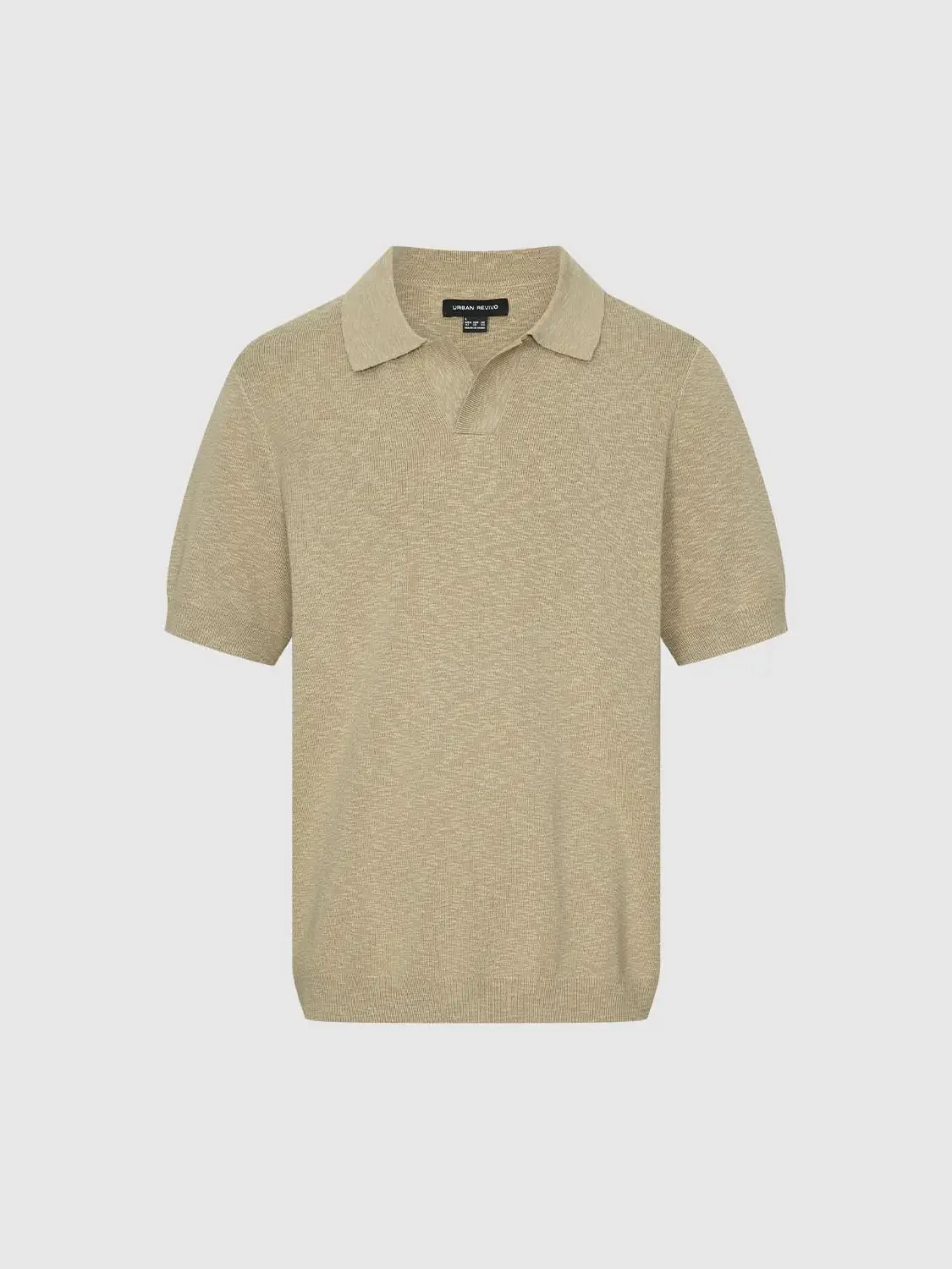 7351-polo-neck-short-sleeve-knitted-t-shirts-7.webp Polo Neck Short Sleeve Knitted T-Shirts