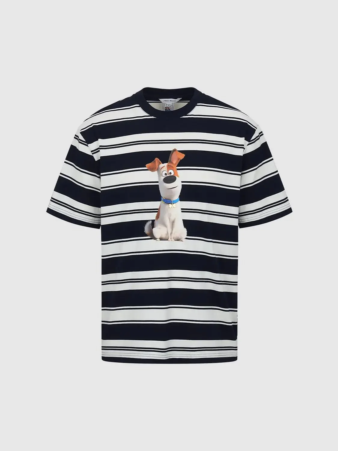 7390-cotton-printed-contrast-striped-dog-graphic-t-shirt-7.webp Cotton Printed Contrast Striped Dog Graphic T Shirt