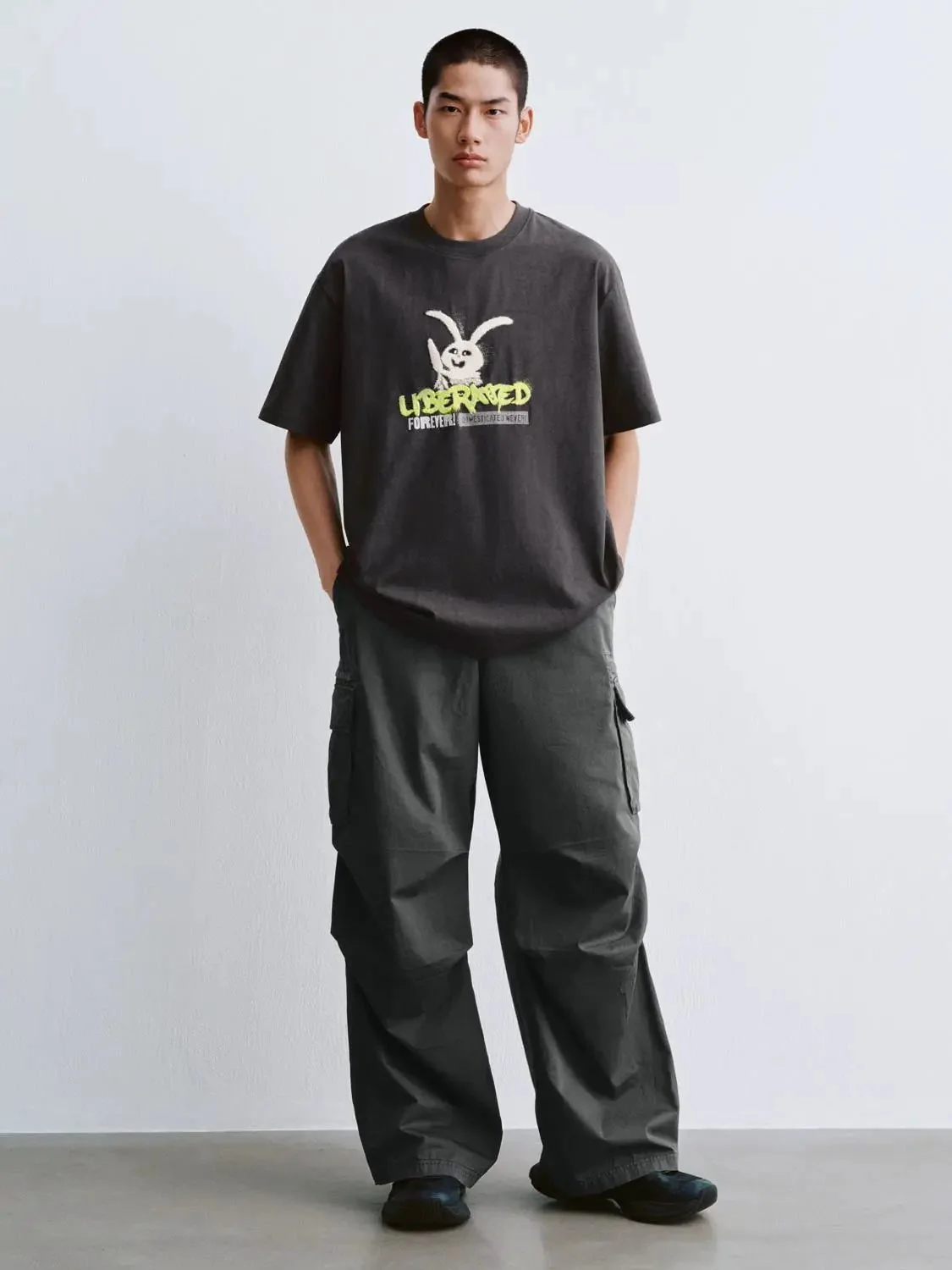 7396-cotton-blend-graphic-bunny-print-crew-neck-t-shirt-4.webp Cotton Blend Graphic Bunny Print Crew Neck T Shirt