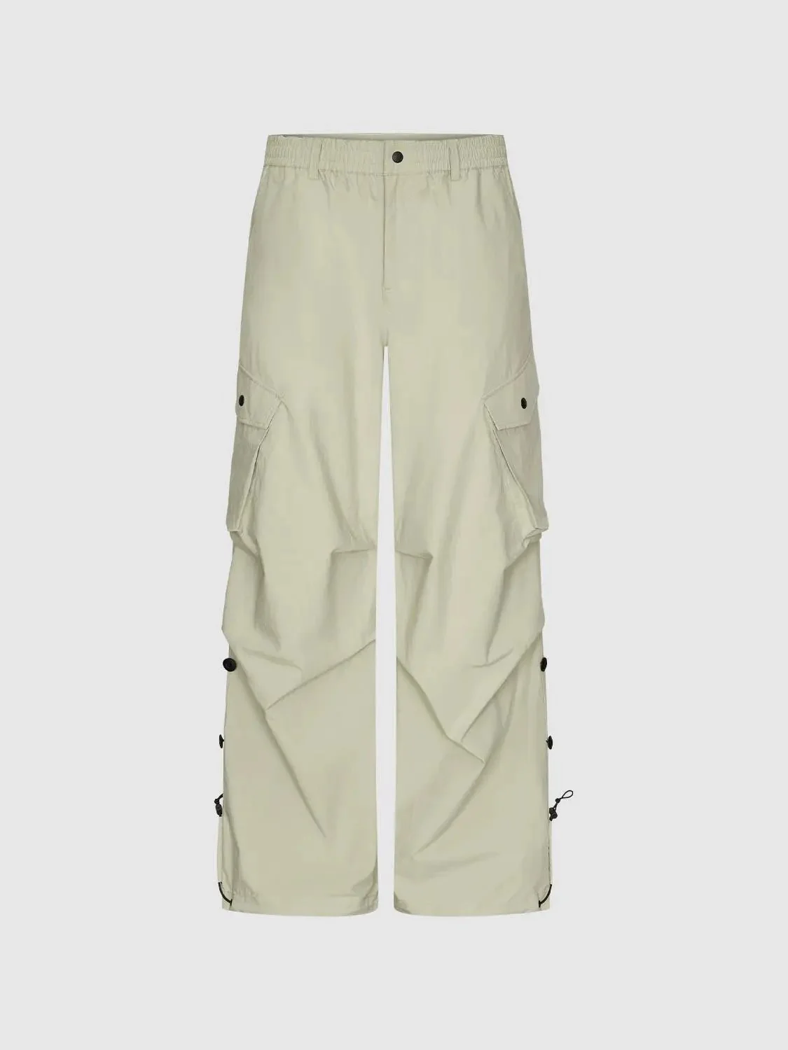 7442-flap-pocket-drawstring-wide-leg-cargo-pants-2.webp Flap Pocket Drawstring Wide Leg Cargo Pants