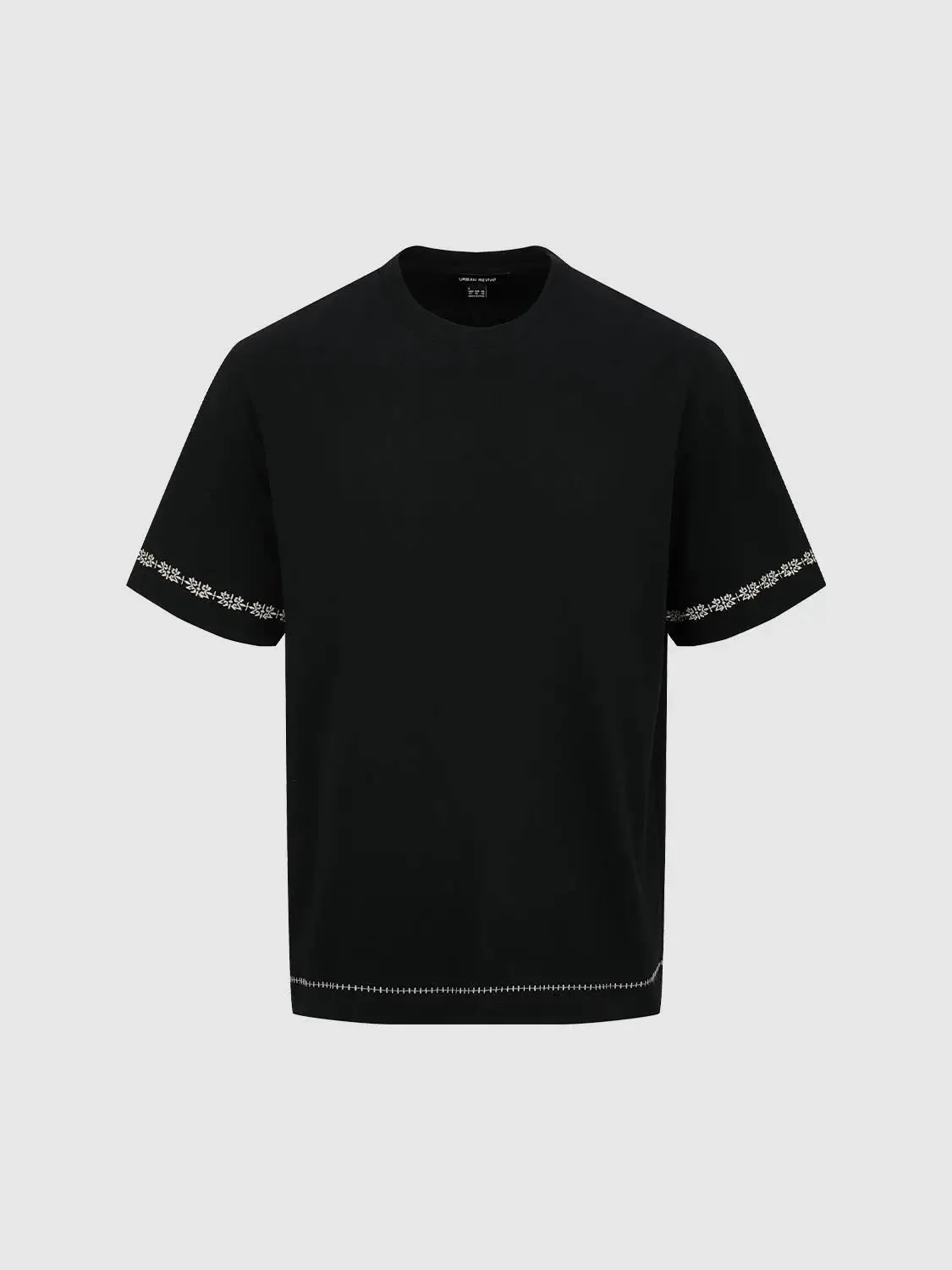 7461-embroidered-trim-cotton-crew-neck-t-shirt-7.webp Embroidered Trim Cotton Crew Neck T Shirt