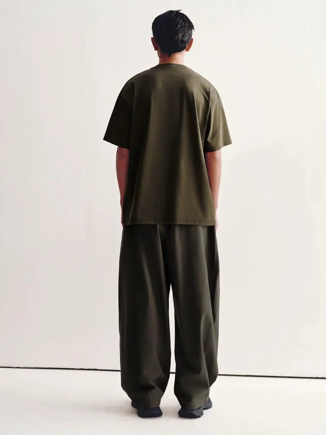 Pull On Barrel Leg Pants