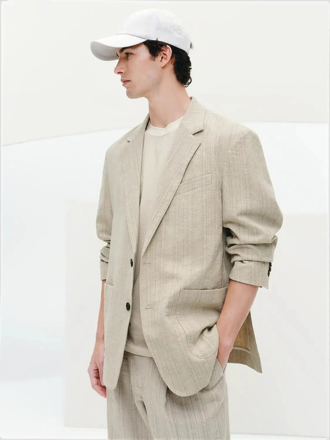 7574-cotton-knit-crew-neck-with-subtle-stretch-t-shirt-4.webp Cotton Knit Crew Neck With Subtle Stretch T Shirt