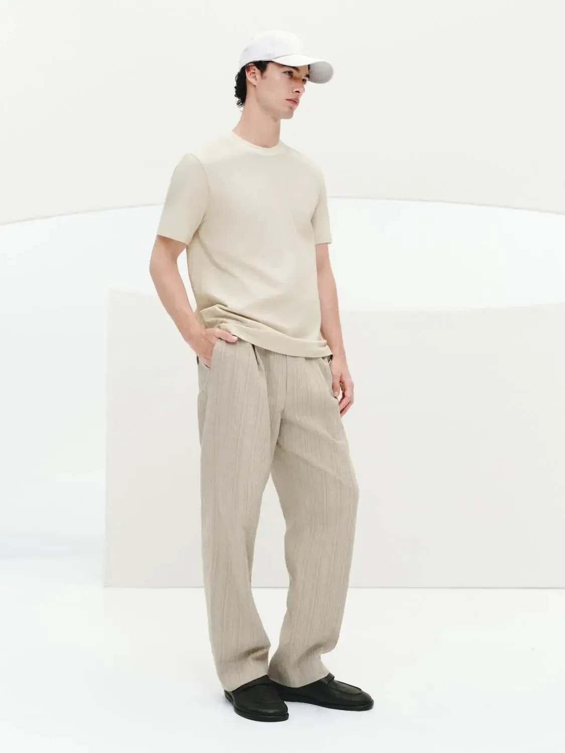 7574-cotton-knit-crew-neck-with-subtle-stretch-t-shirt-5.webp Cotton Knit Crew Neck With Subtle Stretch T Shirt