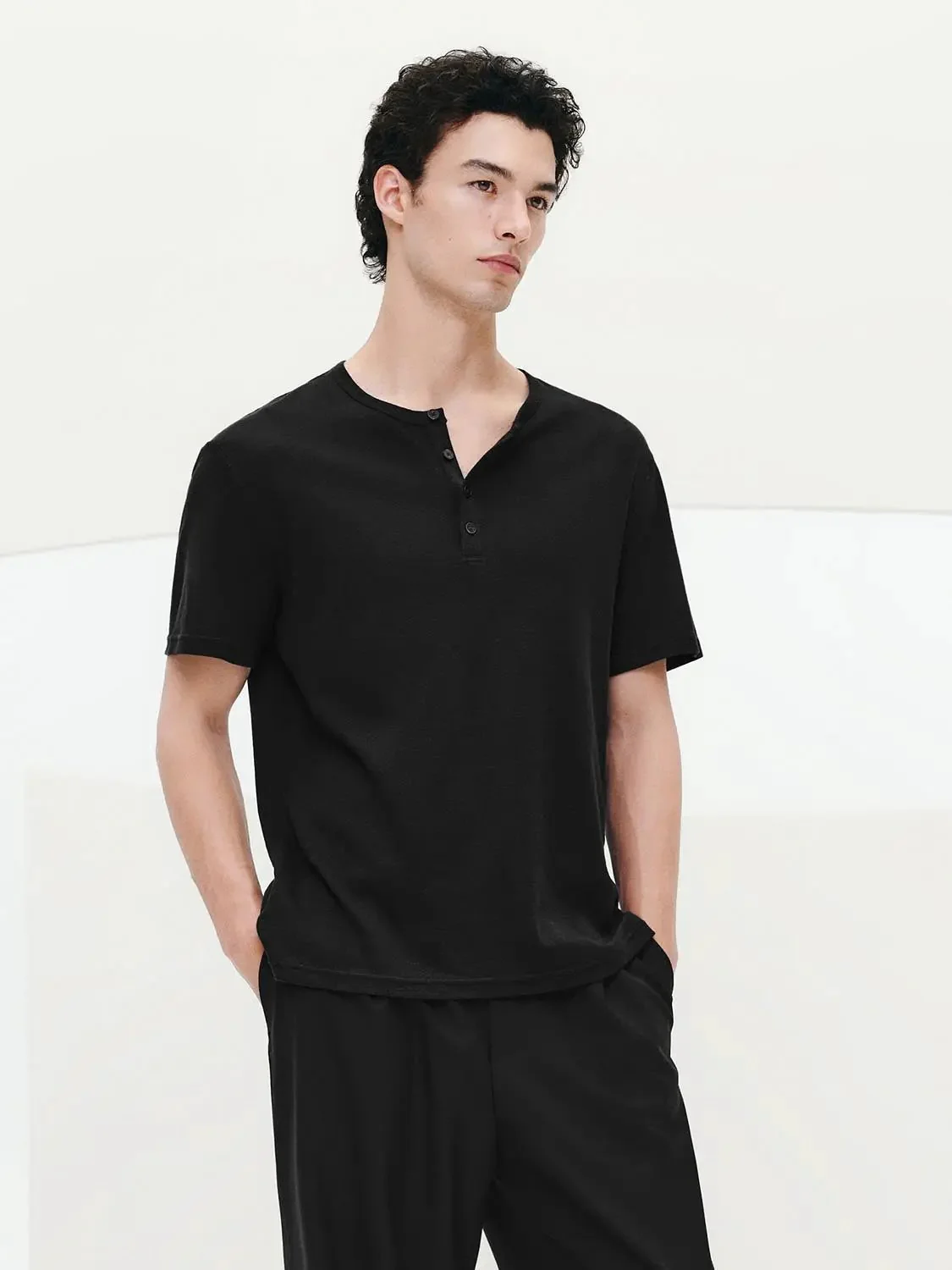 7581-linen-cotton-blend-henley-neck-relaxed-fit-t-shirt-9.webp Linen Cotton Blend Henley Neck Relaxed Fit T Shirt