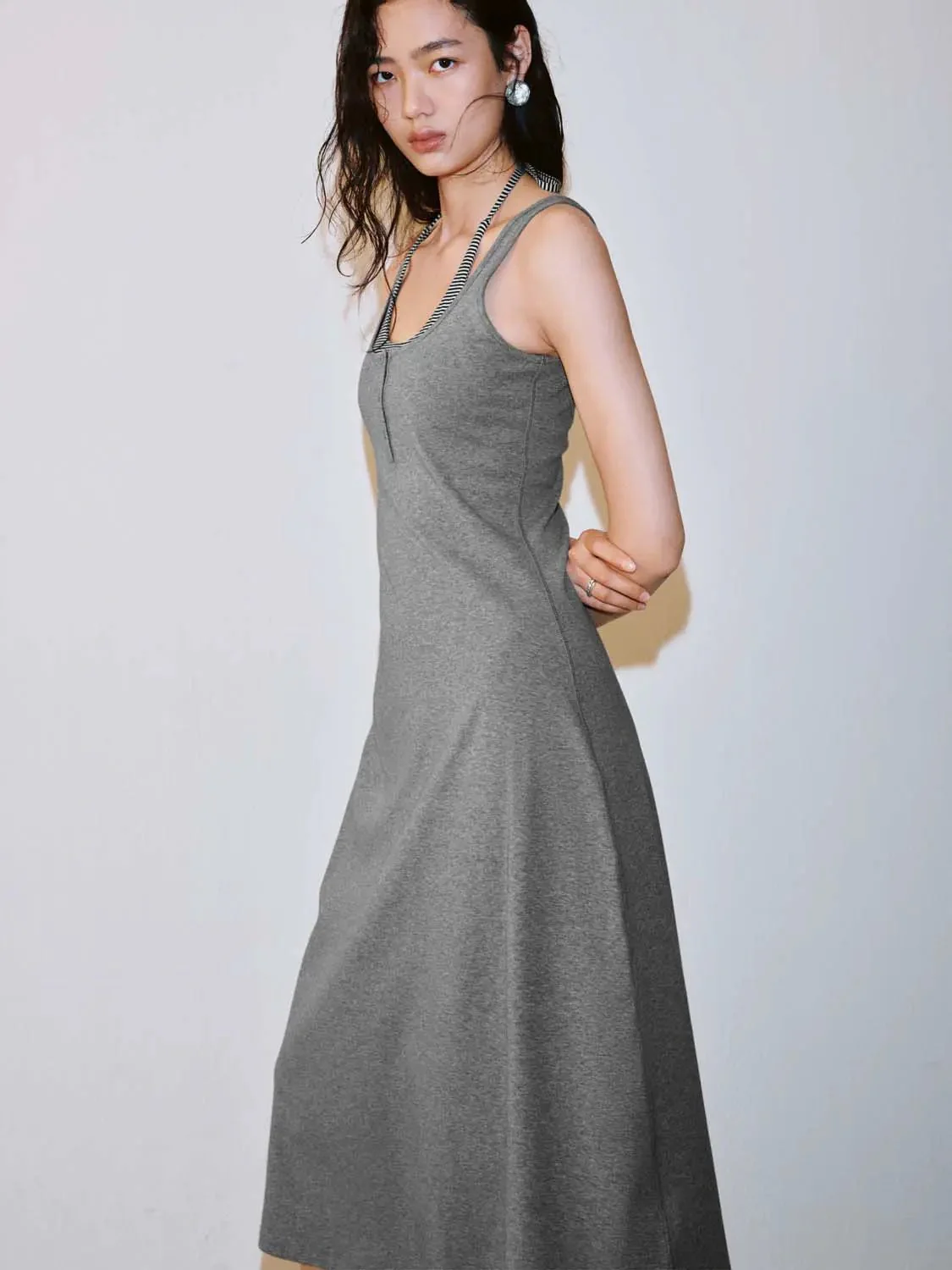 76-cotton-stretch-strappy-a-line-midi-dress-2.webp Cotton Stretch Strappy A Line Midi Dress