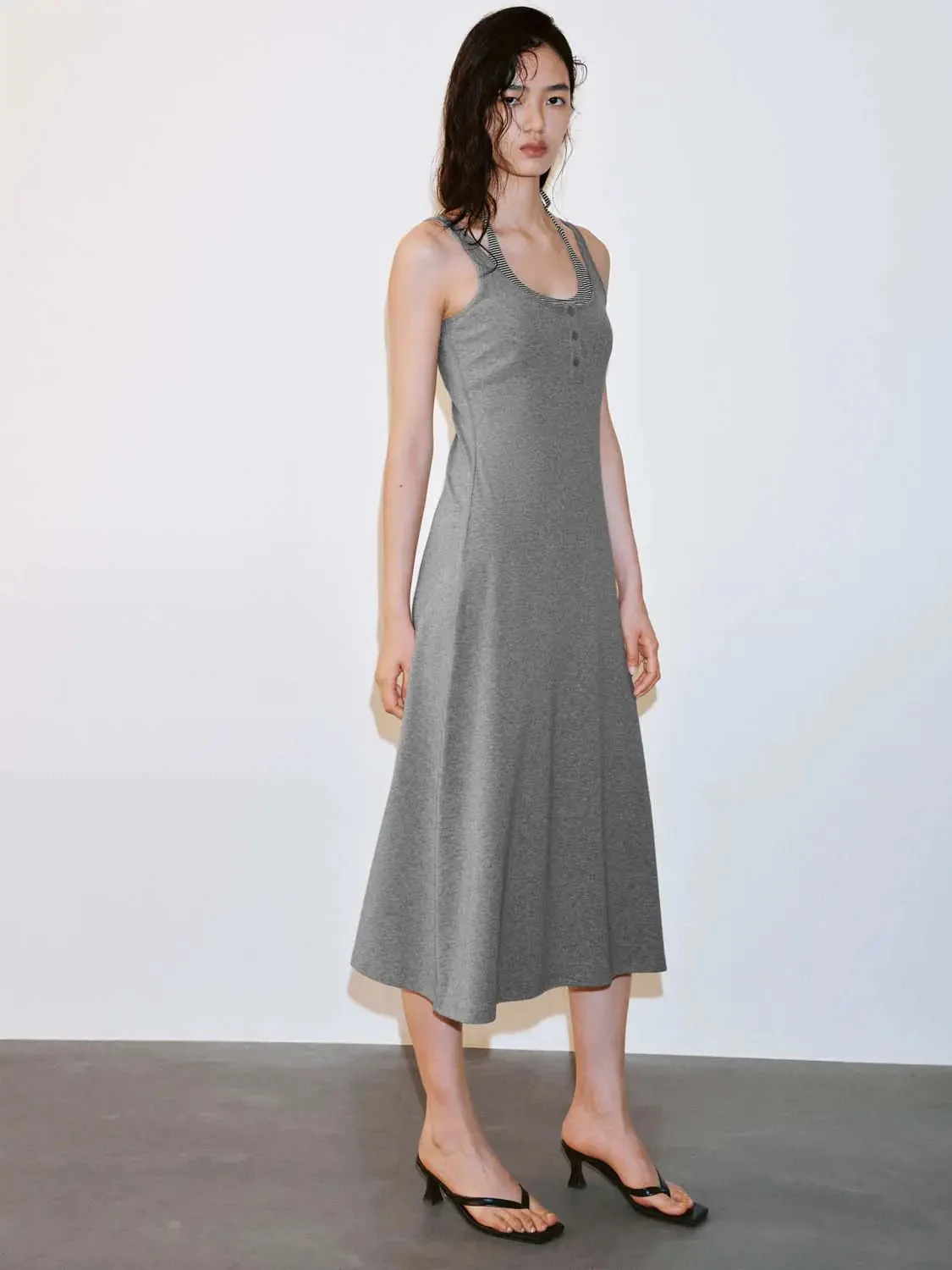 76-cotton-stretch-strappy-a-line-midi-dress-4.webp Cotton Stretch Strappy A Line Midi Dress