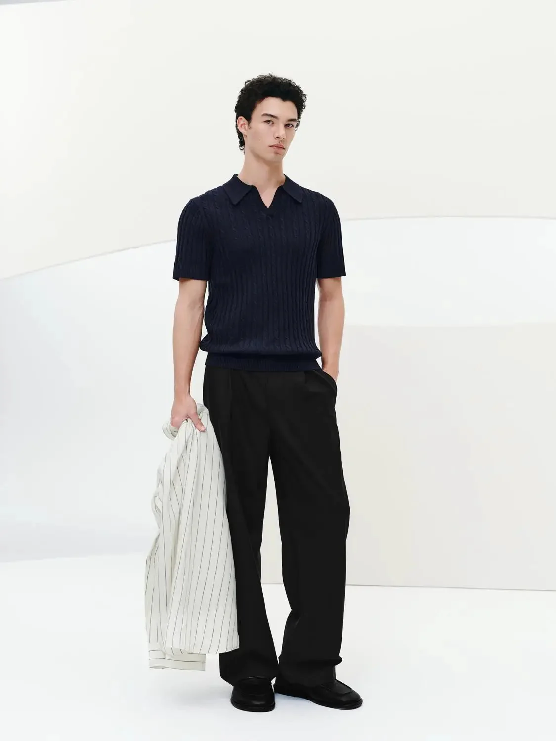 7619-polo-neck-short-sleeve-t-shirts-4.webp Polo Neck Short Sleeve T-Shirts