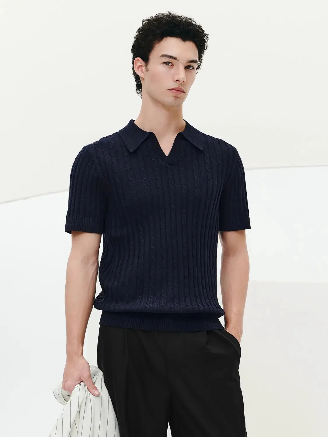 7619-polo-neck-short-sleeve-t-shirts-9.webp Polo Neck Short Sleeve T-Shirts