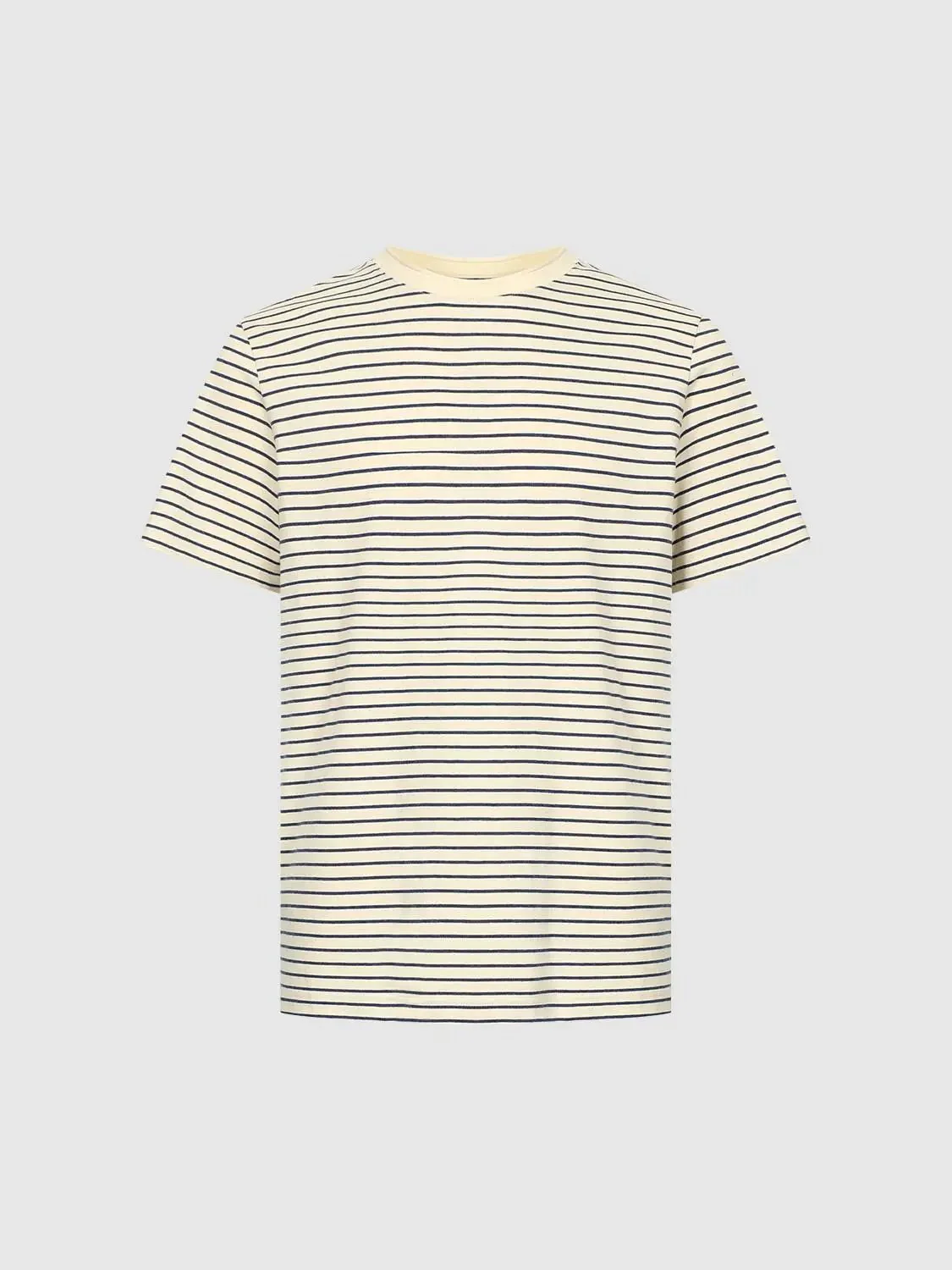 7674-cotton-blend-crew-neck-contrast-striped-t-shirt-7.webp Cotton Blend Crew Neck Contrast Striped T Shirt