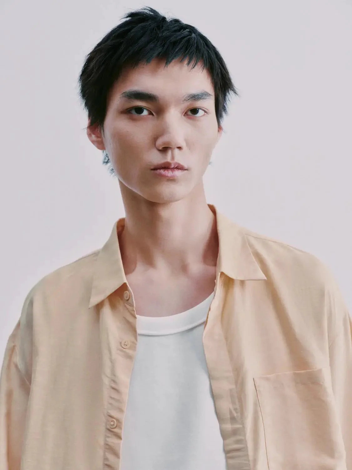 Linen Blend Patch Pocket Shirts