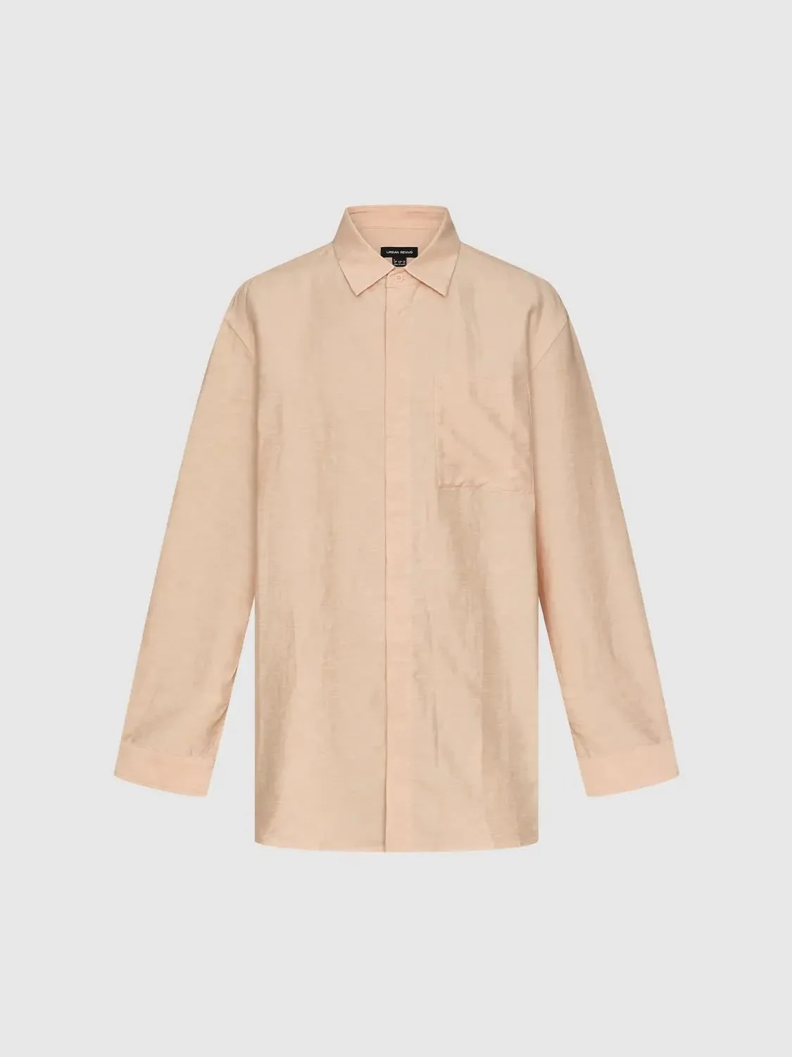 Linen Blend Patch Pocket Shirts