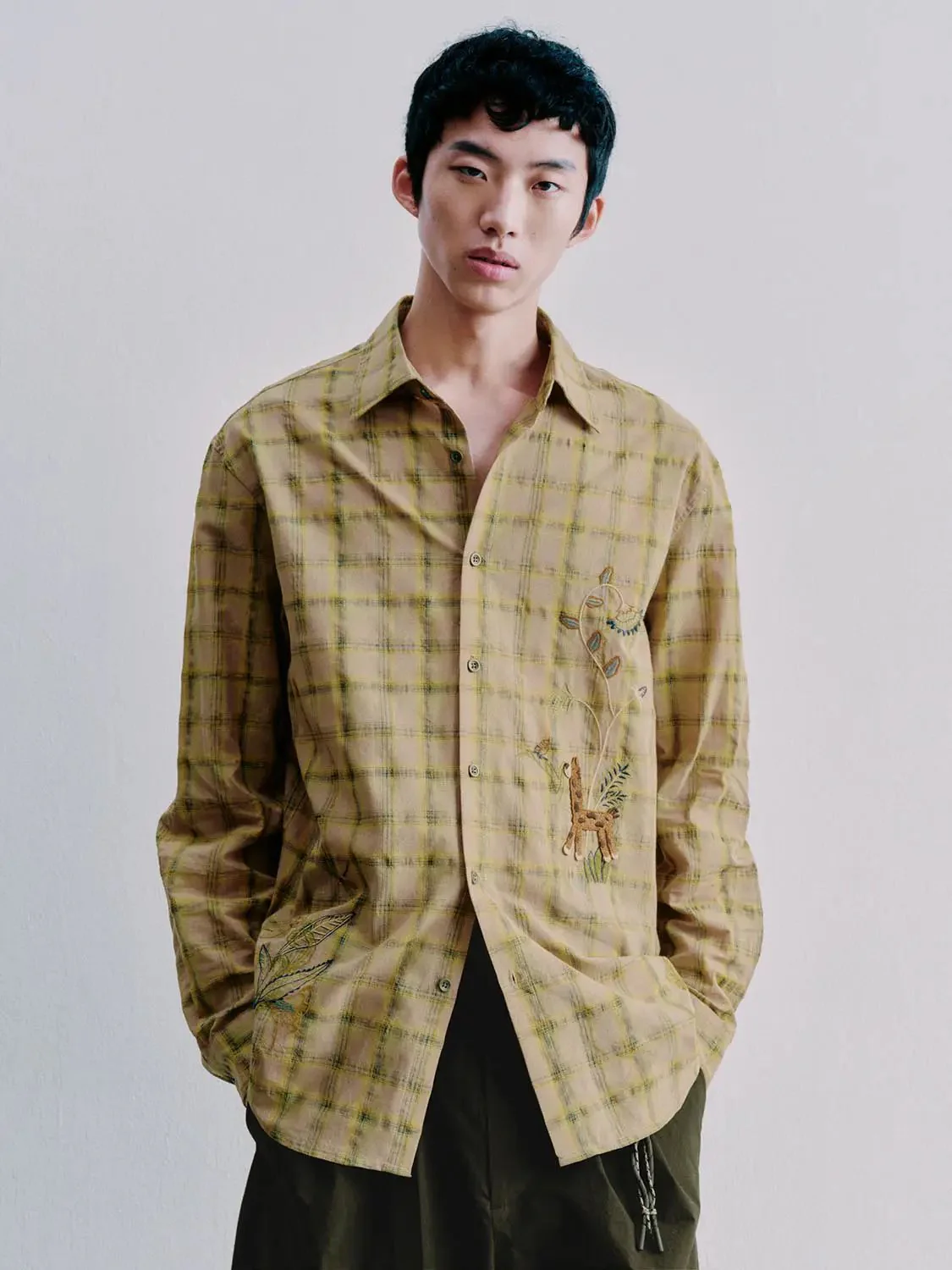 7714-embroidered-contrast-check-shirts-1.webp Embroidered Contrast Check Shirts