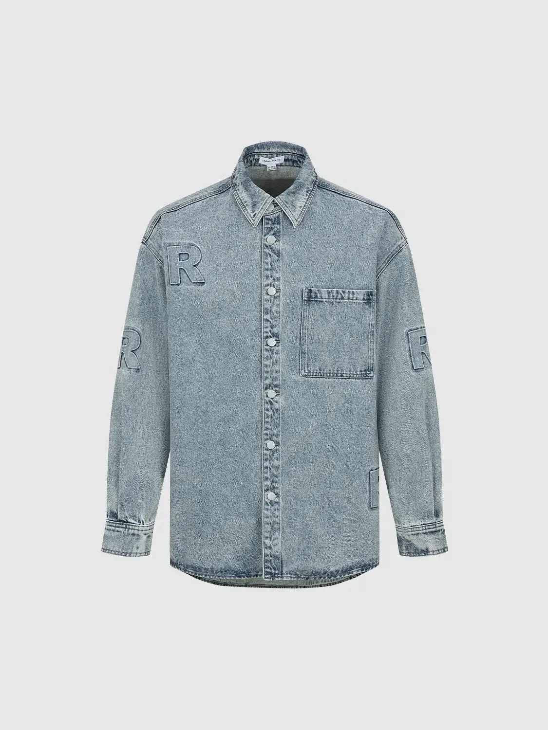 7792-patch-pocket-letter-embellished-denim-shirts-7.webp Patch Pocket Letter Embellished Denim Shirts