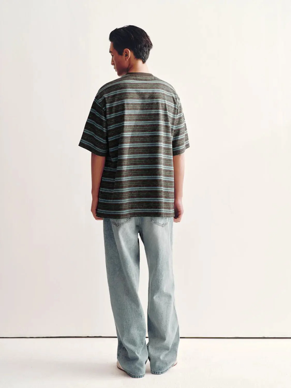 7836-cotton-blend-contrast-striped-crew-neck-t-shirt-6.webp Cotton Blend Contrast Striped Crew Neck T Shirt
