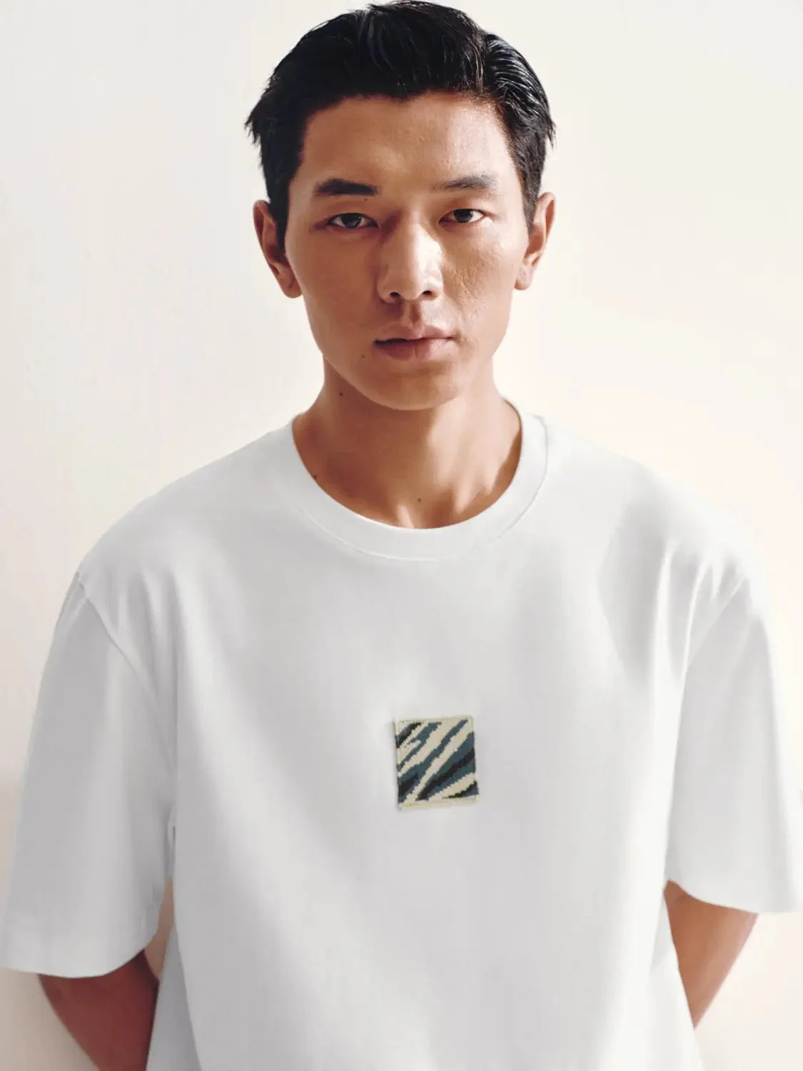 7842-embroidered-cotton-crew-neck-relaxed-fit-t-shirts-3.webp Embroidered Cotton Crew Neck Relaxed Fit T Shirts