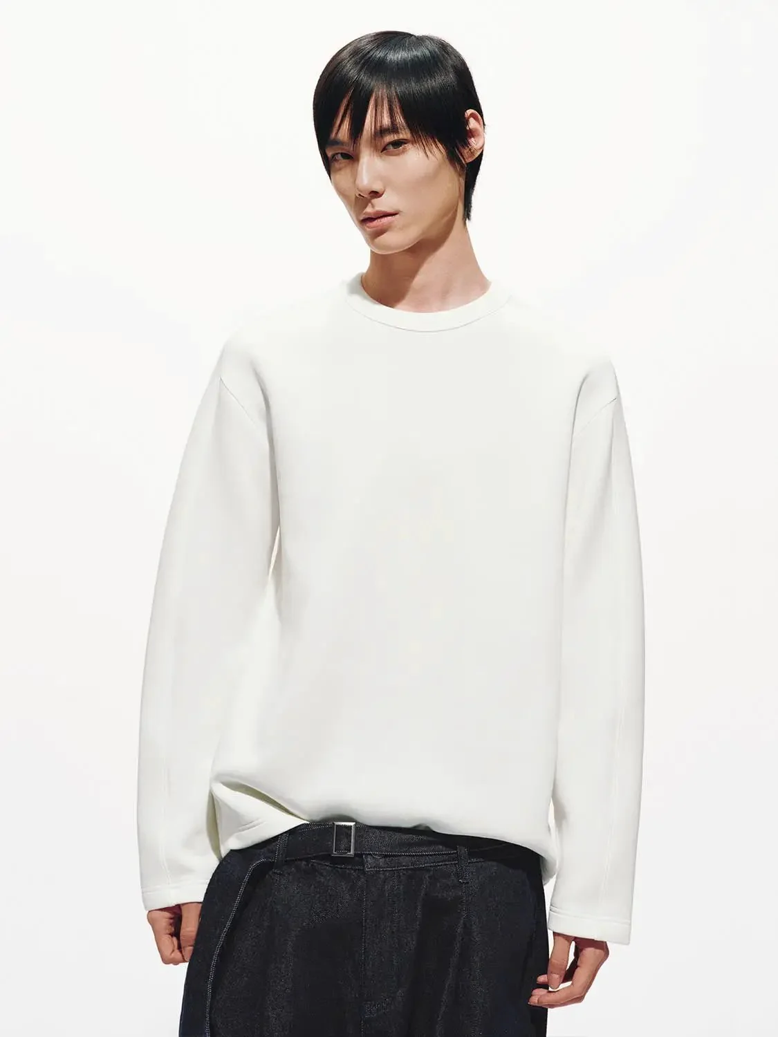 7868-elegant-cotton-blend-crew-neck-sweatshirts-1.webp Elegant Cotton Blend Crew Neck Sweatshirts