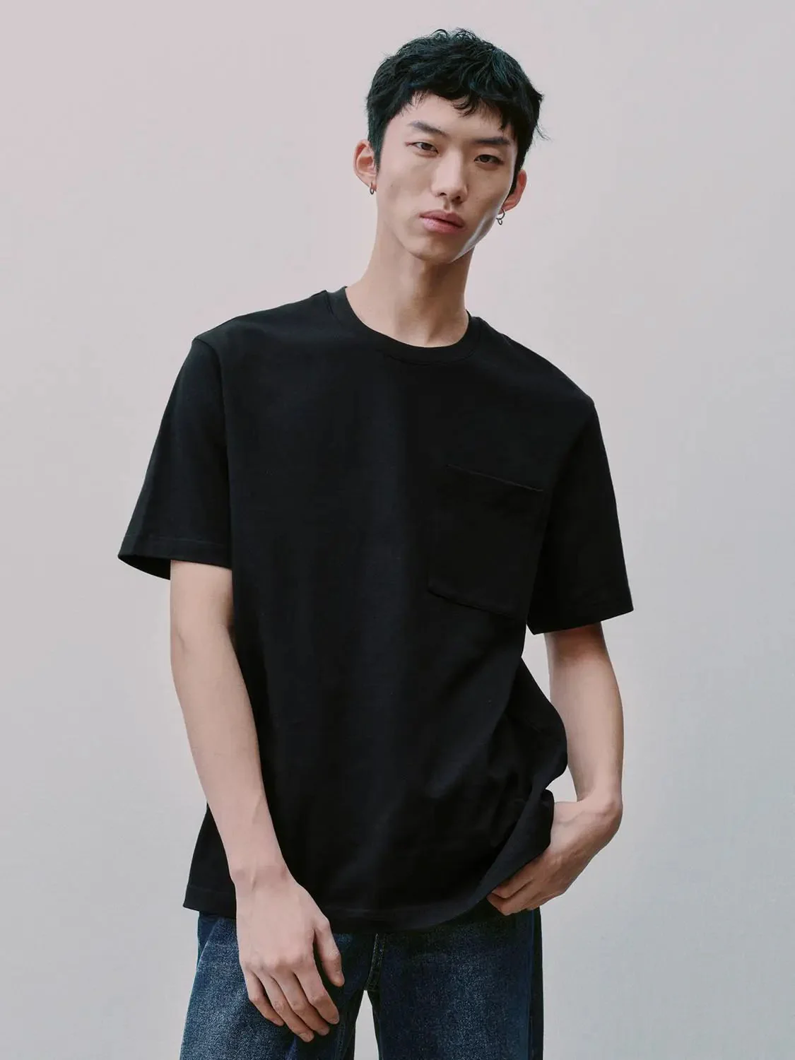 7898-cotton-patch-pocket-crew-neck-casual-t-shirts-25.webp Cotton Patch Pocket Crew Neck Casual T Shirts